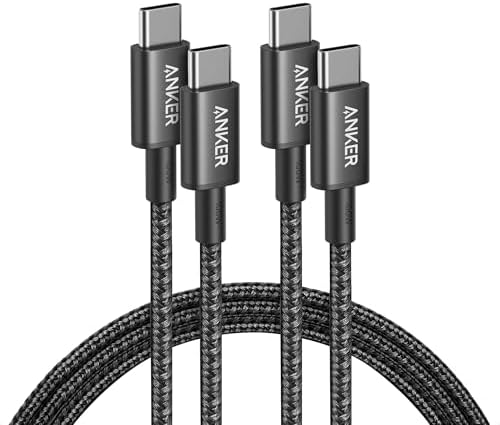 Anker USB-C to USB-C Cable 6ft (2-Pack)