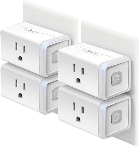 Kasa Smart Plug HS103P4 (4-Pack)